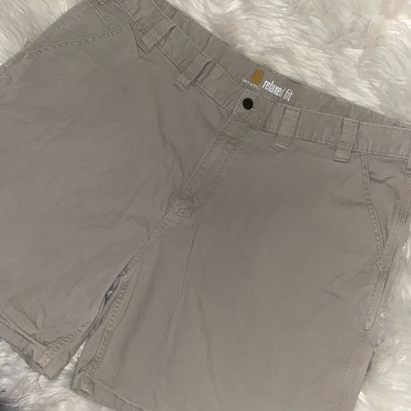 CARHARTT Shorts Men’s Size 44 CARHARTT Relaxed Fit Canvas Shorts 102514 232 - Picture 10 of 13